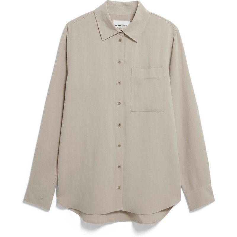 Armedangels Damen Linen Blend Bluse