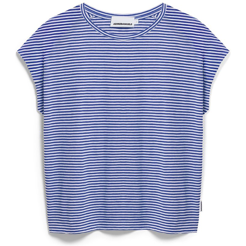 Armedangels Damen Slub Jersey Stripe T-Shirt