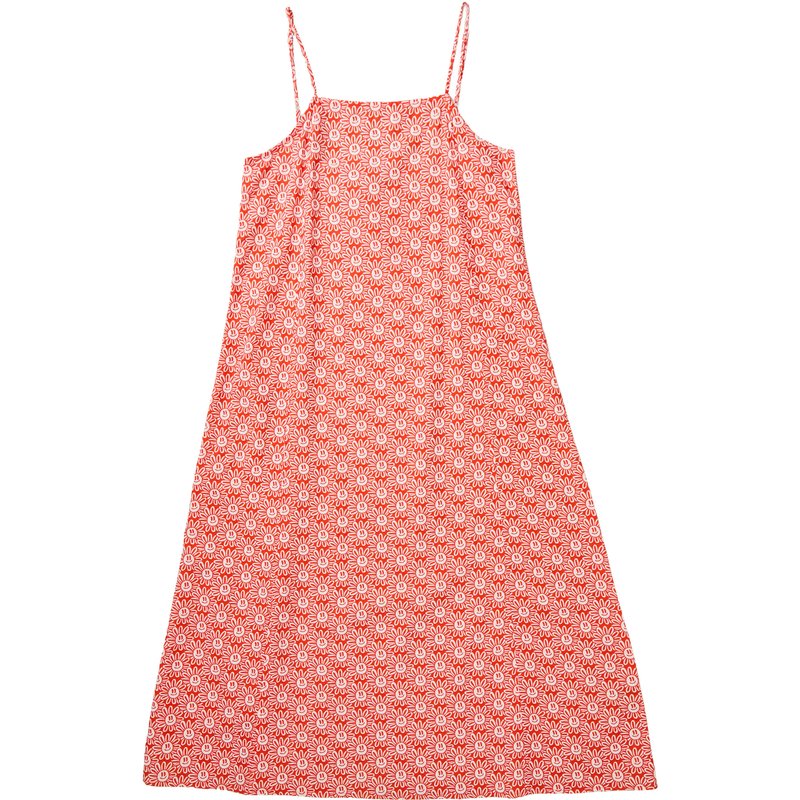 Brava Fabrics Damen Asis Percales Daisy Strappy Kleid