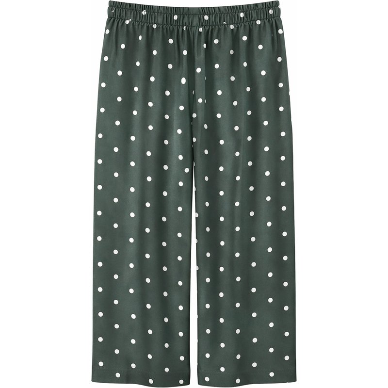 Mazine Damen Printed Wide Leg Viscose Hose
