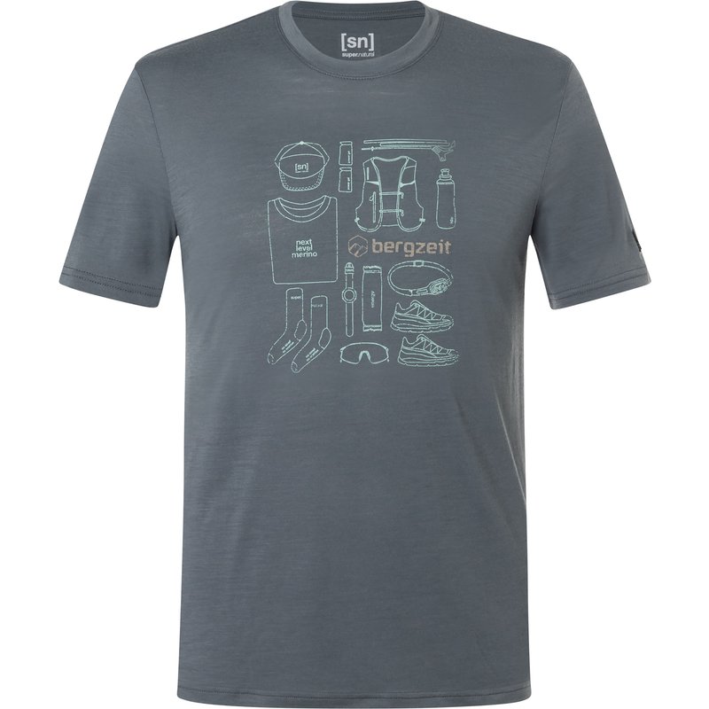 Super.Natural Herren Bergzeit Vertical Trail T-Shirt