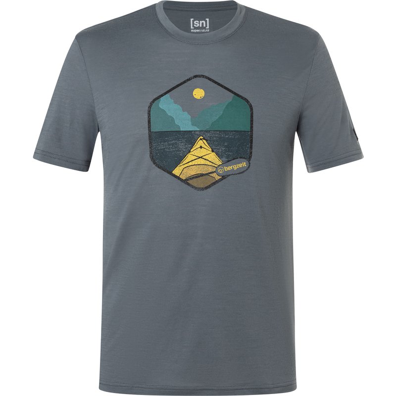 Super.Natural Herren Bergzeit Fiordo T-Shirt