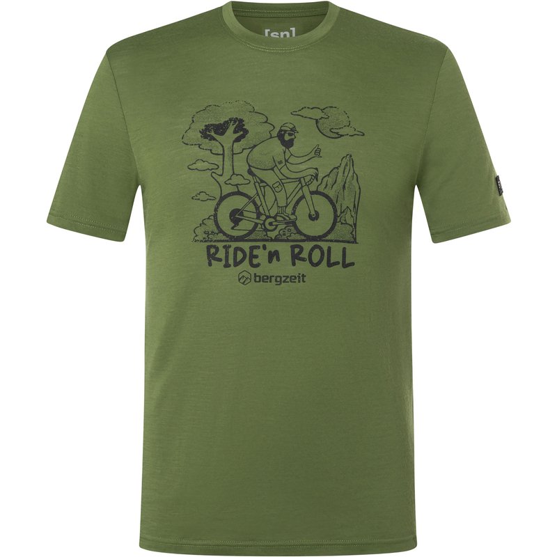 Super.Natural Herren Bergzeit Ride N Roll T-Shirt