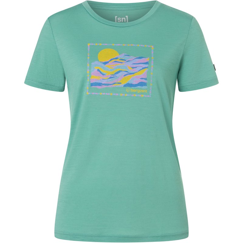 Super.Natural Damen Bergzeit Sunny Mountain T-Shirt