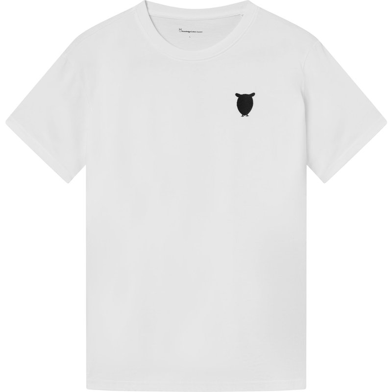 KnowledgeCotton Apparel Herren Chest Embroidery T-Shirt