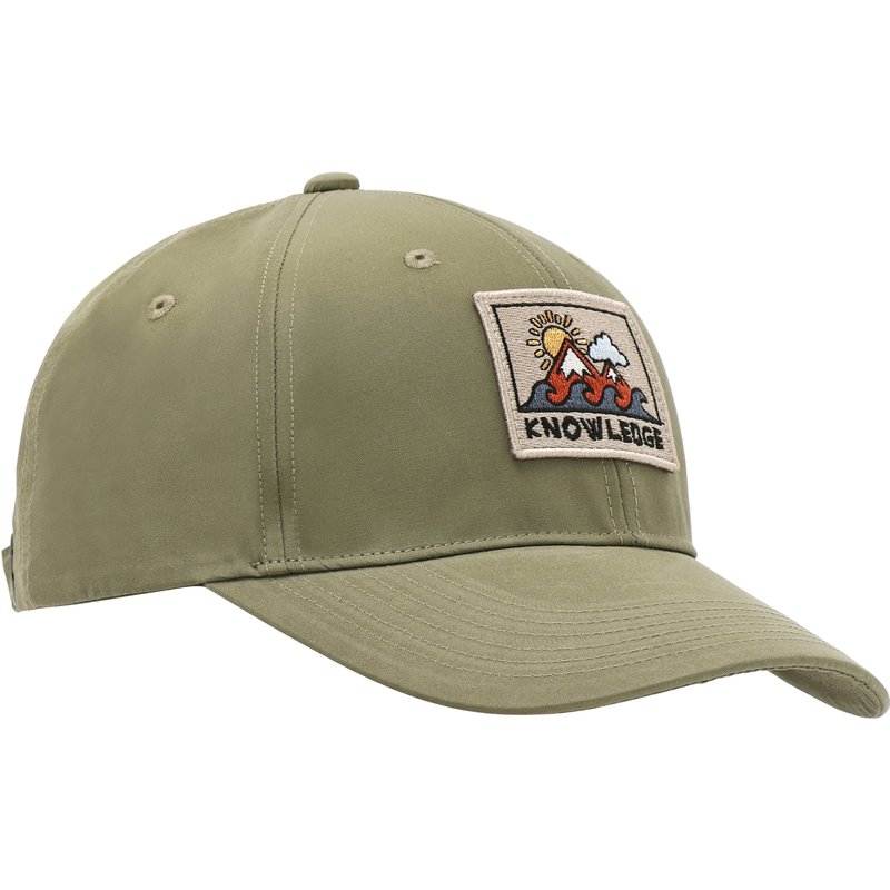 KnowledgeCotton Apparel Vent Canvas 200 Classic Badge Cap