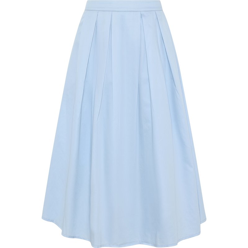 KnowledgeCotton Apparel Damen Pleated Satin Rock