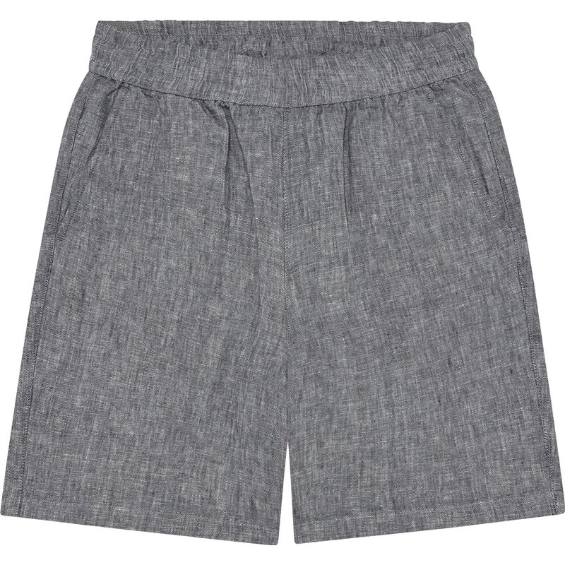 KnowledgeCotton Apparel Damen Posey Wide Mid-Rise Linen Shorts