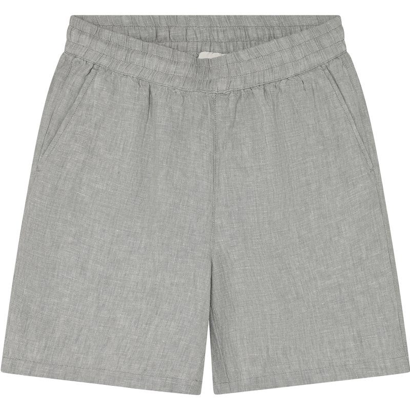 KnowledgeCotton Apparel Damen Posey Wide Mid-Rise Linen Shorts