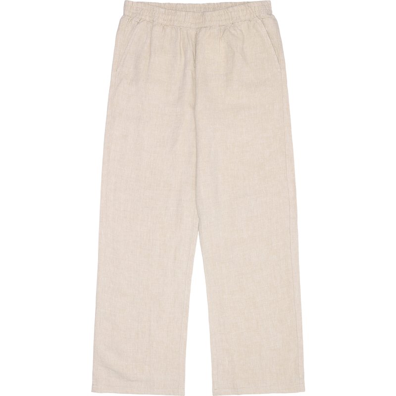 KnowledgeCotton Apparel Damen Posey Wide Mid-Rise Linen Hose