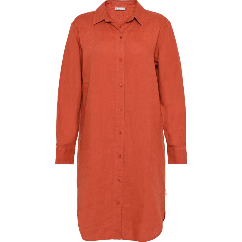 KnowledgeCotton Apparel Damen Linen Kleid