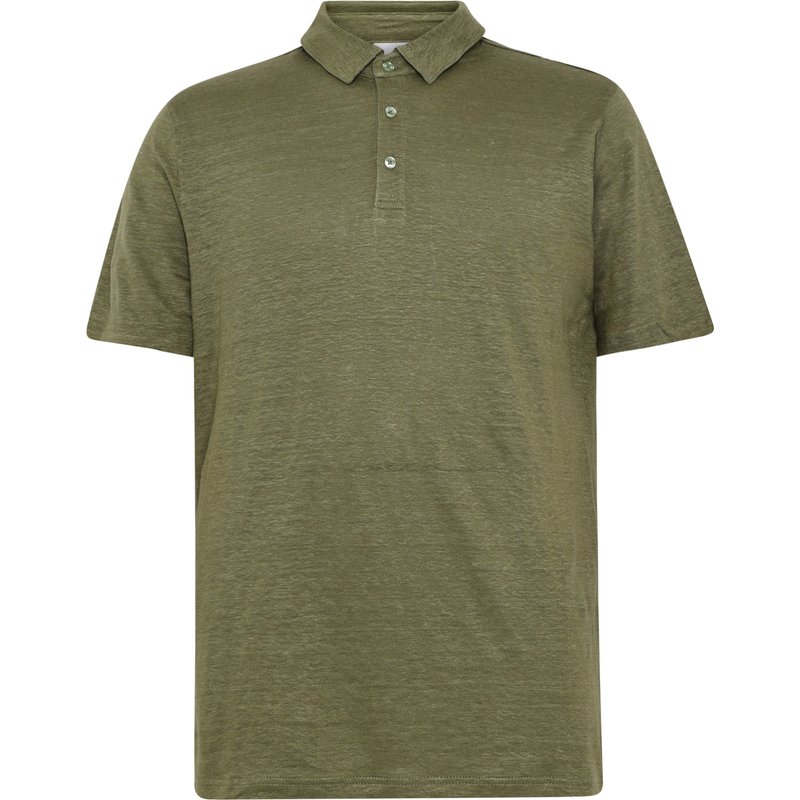 KnowledgeCotton Apparel Herren Linen Polo T-Shirt