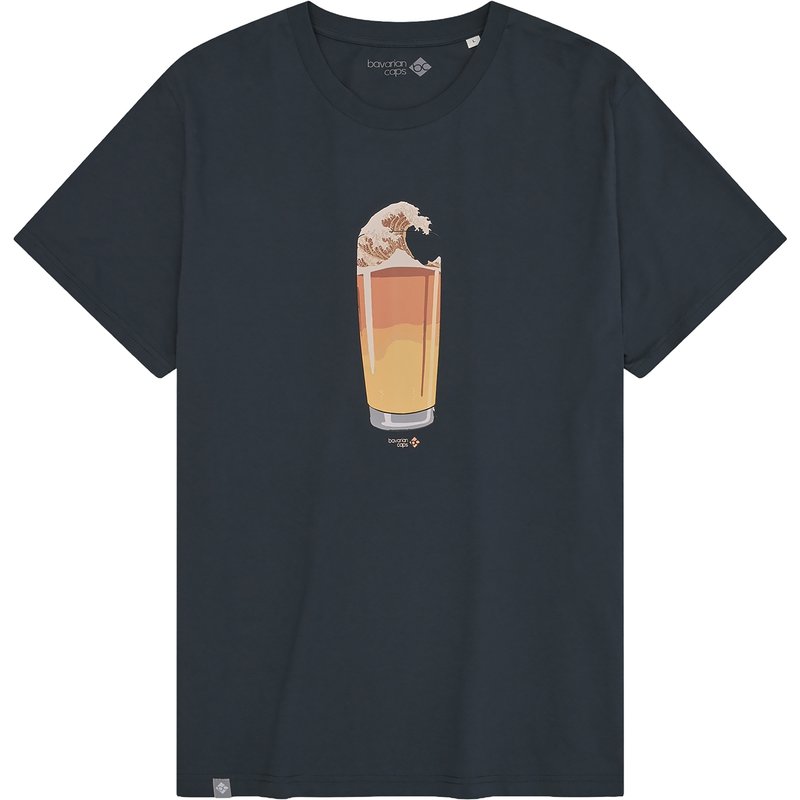 Bavarian Caps Herren Bierwelle T-Shirt