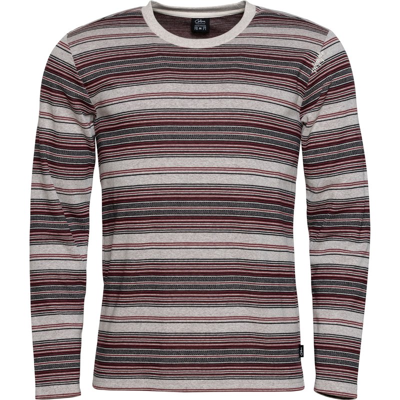 Chillaz Herren Porto Allover Stripes Longsleeve