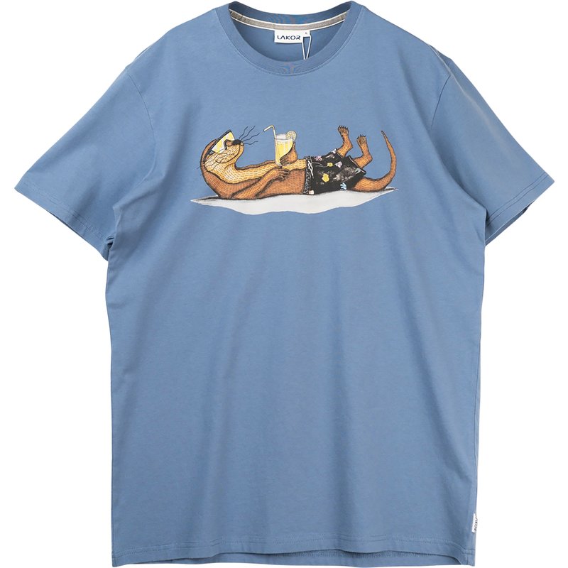 Lakor Herren An Otter Vacation T-Shirt