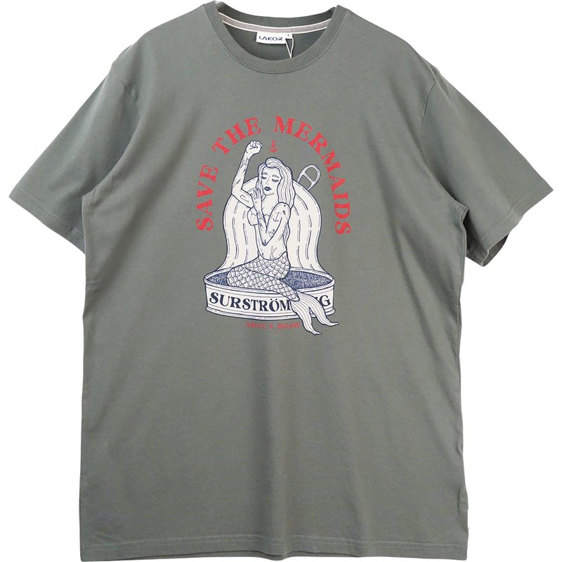 Lakor Herren Save the Mermaids T-Shirt