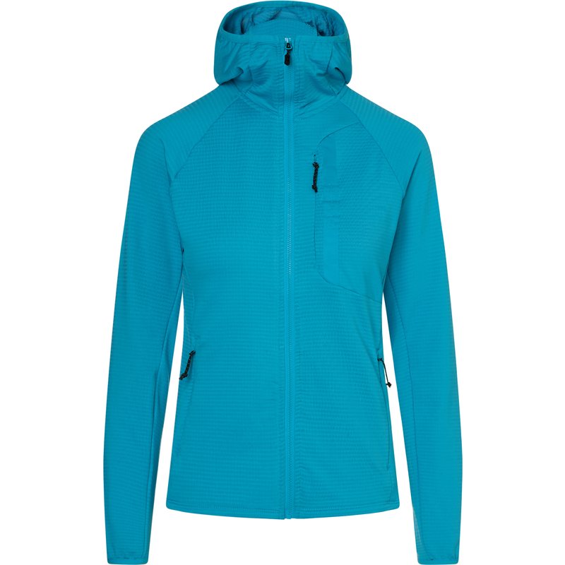Bergzeit Basics Damen Allalinhorn Fleece Hoodie Jacke