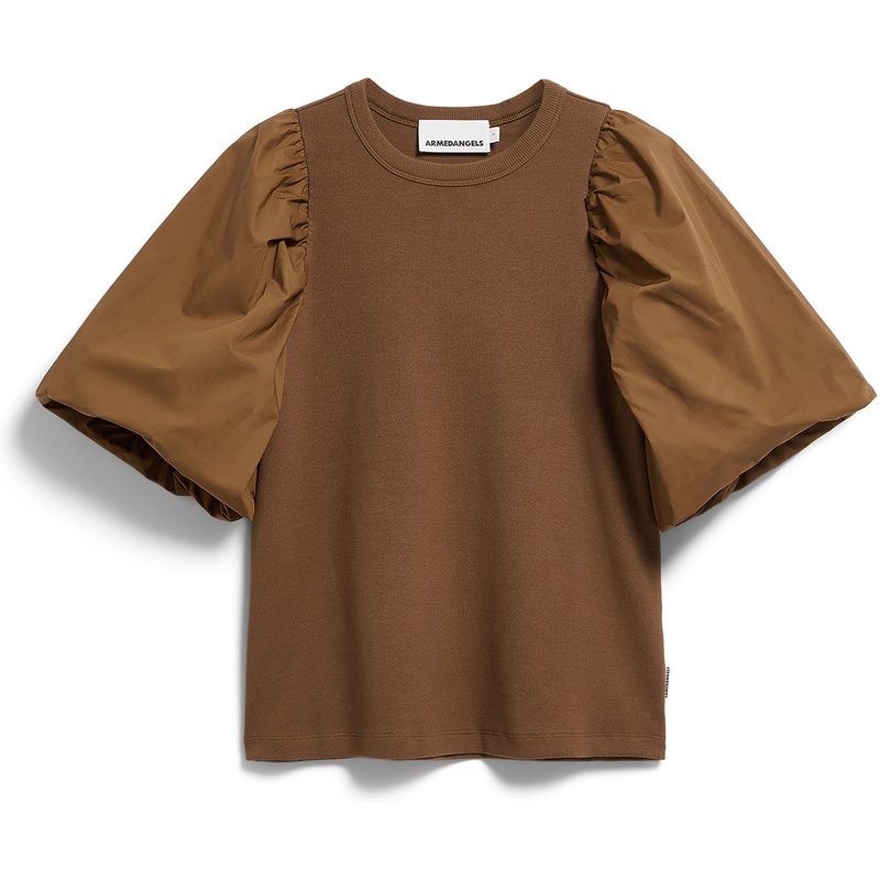 Armedangels Damen Puff Sleeve T-Shirt