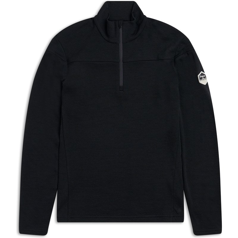 Bergans Damen Inner:Dual Merino Half Zip Longsleeve