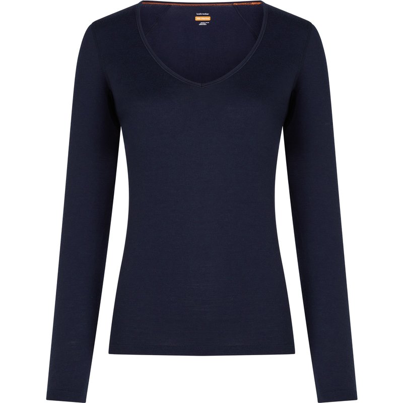 Icebreaker Damen Merino 200 Oasis V Neck Longsleeve
