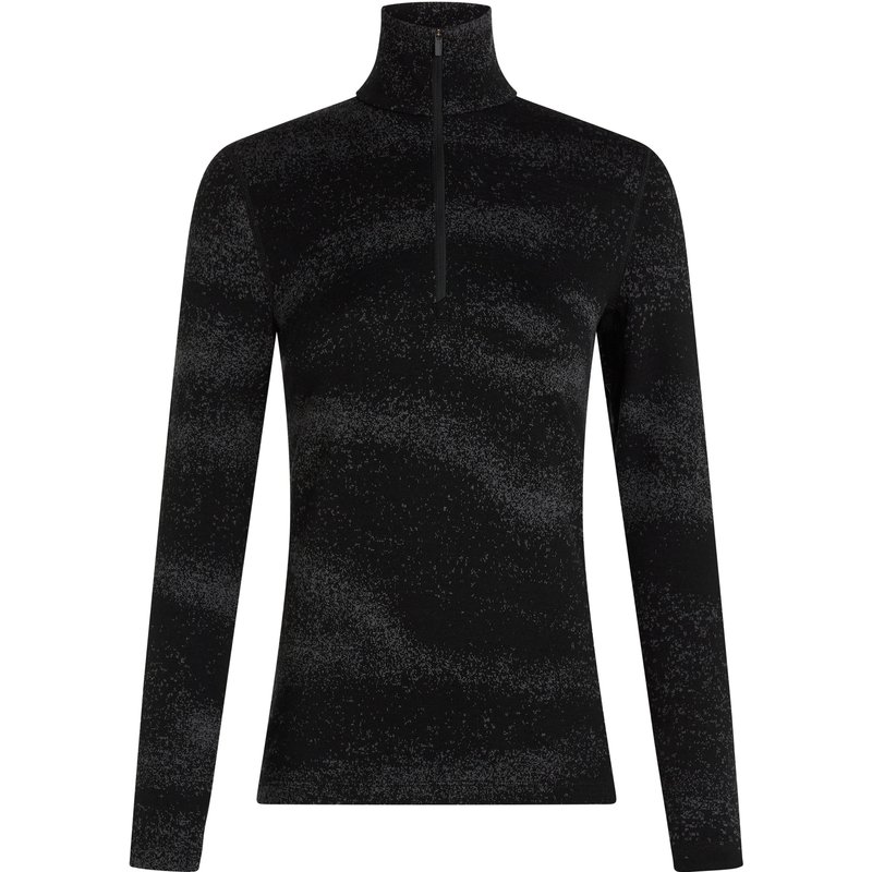 Icebreaker Damen 260 Oasis Vertex Half Zip Chillwave Longsleeve