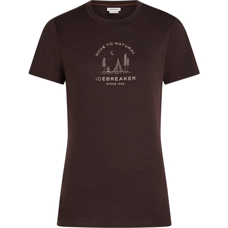 Icebreaker Damen Merino 150 Tech Lite Peaceful Pass T-Shirt