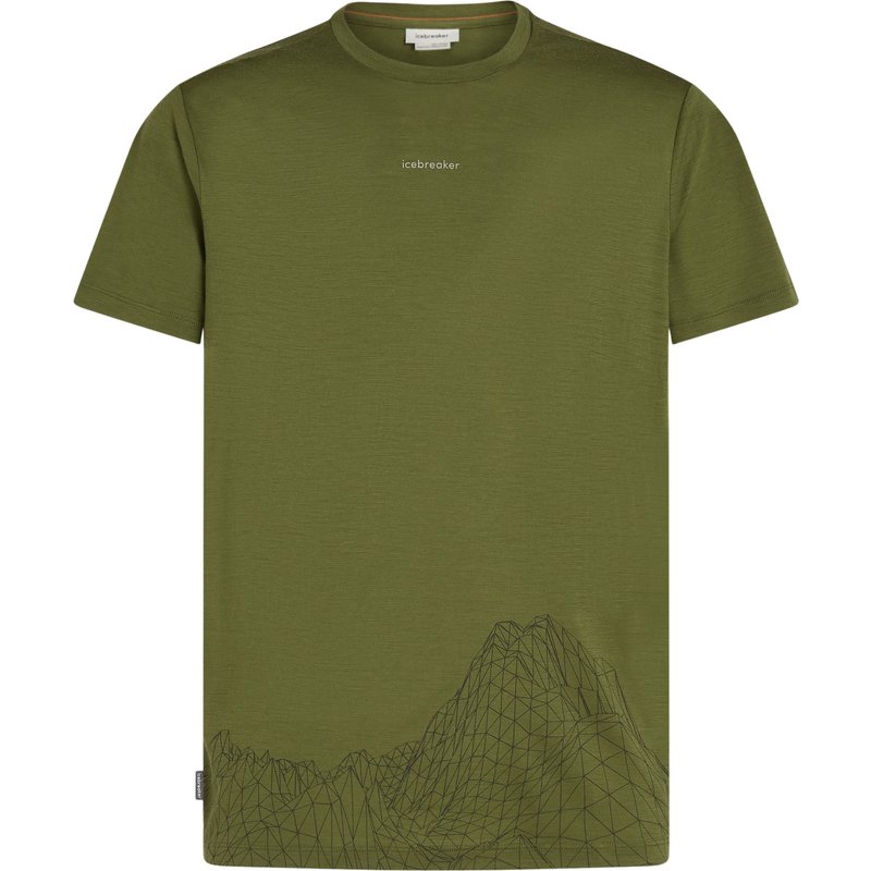 Icebreaker Herren Merino 150 Tech Lite 3D Mapping T-Shirt
