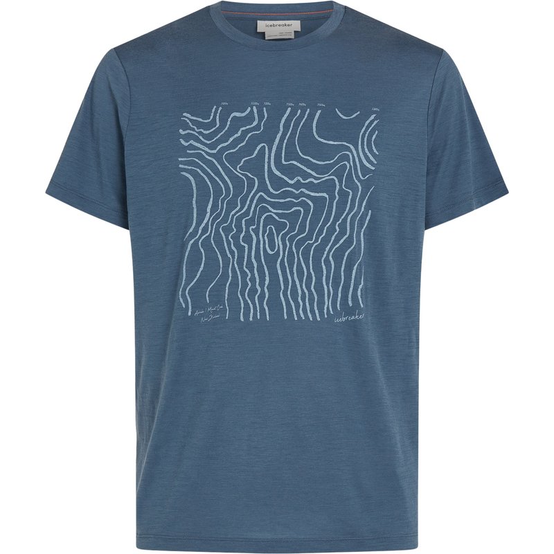 Icebreaker Herren Merino 150 Tech Lite Great Heights T-Shirt
