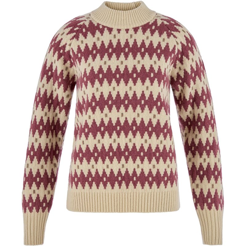 Fjällräven Damen Övik Jacquard Knit Pullover
