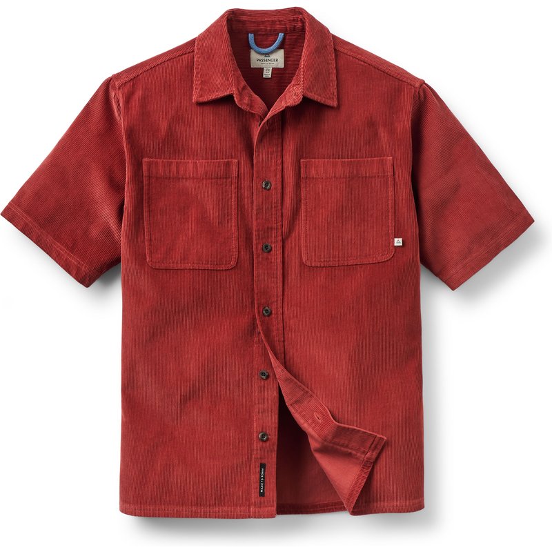 Passenger Herren Backcountry Short Sleeve Hemd