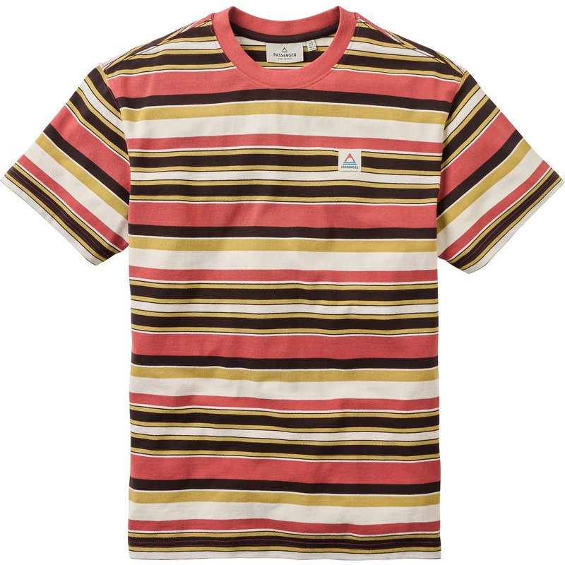 Passenger Herren Wild Pine Texture Stripe T-shirt