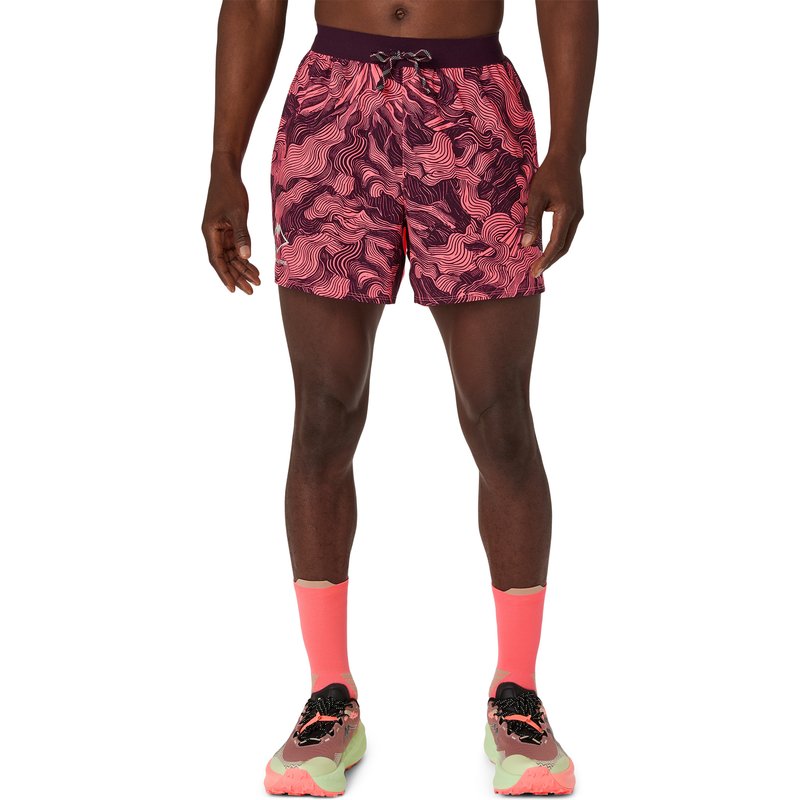 Asics Herren Fujitrail All Over Print 5'' Shorts