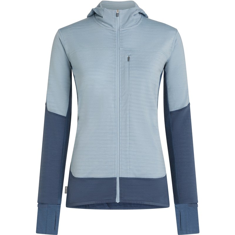 Icebreaker Damen 300 RealFleece Descender Hoodie Jacke