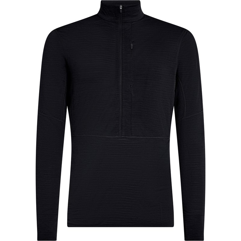Icebreaker Herren 200 RealFleece Descender Half Zip Longsleeve