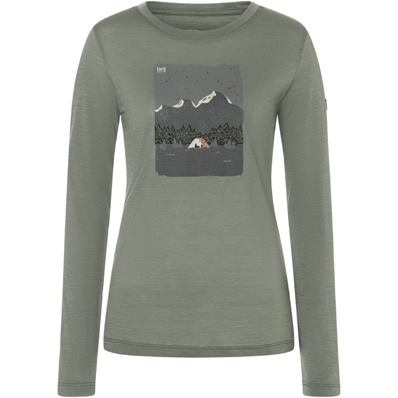 Super.Natural Damen Outdoor Night Longsleeve