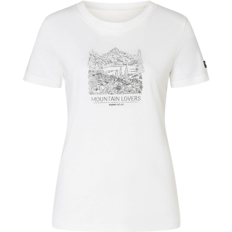 Super.Natural Damen Mountain Lovers Bio C T-Shirt