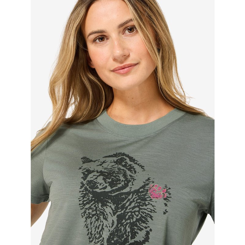 Super.Natural Damen Brownie The Bear Bio J T-Shirt