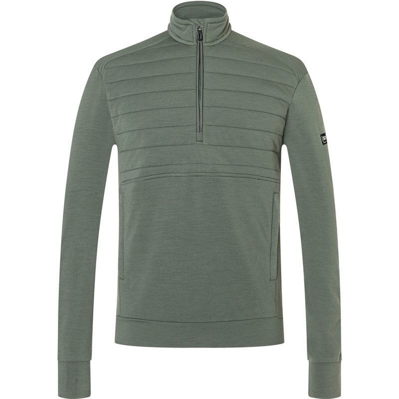 Super.Natural Herren Padded Zip Turtleneck Pullover