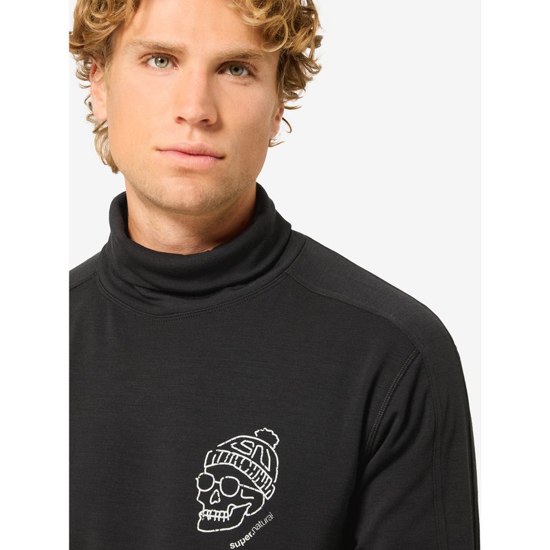Super.Natural Herren Frosty Roll Neck Pullover
