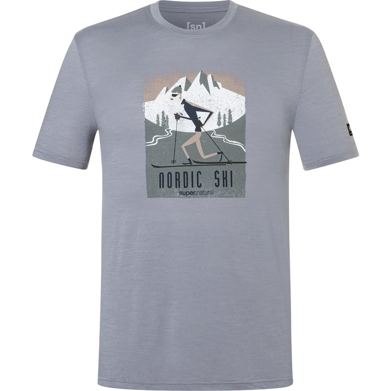 Super.Natural Herren Nordic Ski T-Shirt