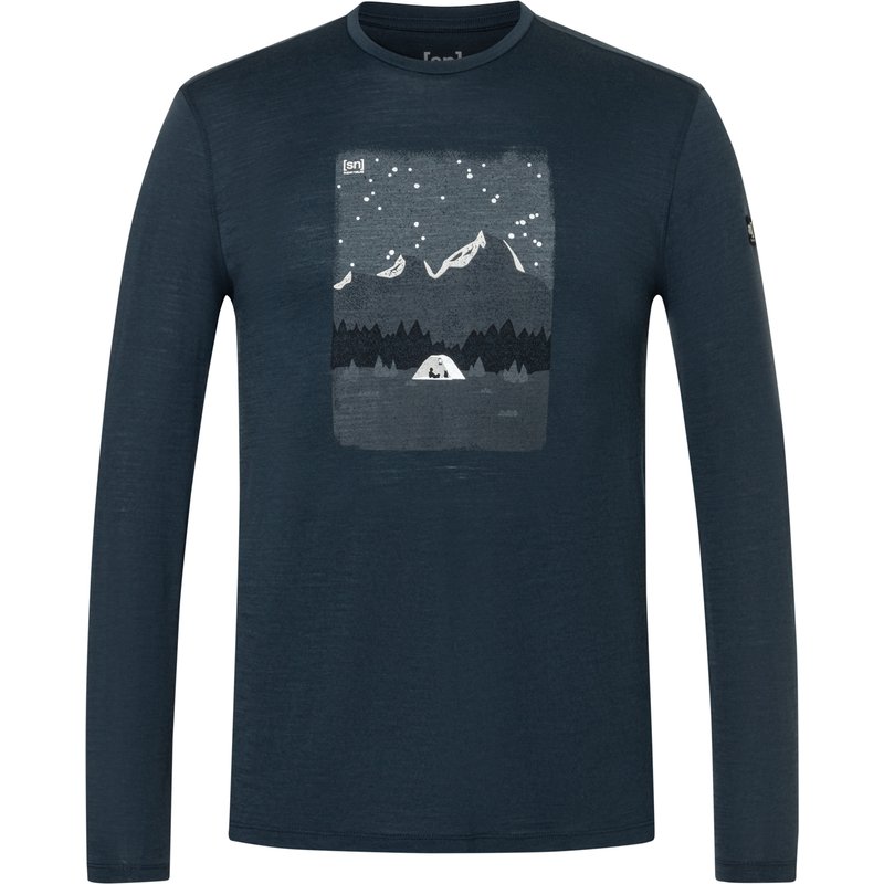 Super.Natural Herren Outdoor Nights Longsleeve