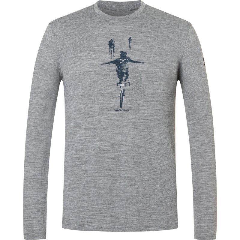 Super.Natural Herren Freedom On Wheels Longsleeve