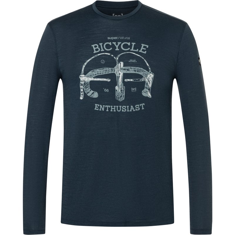Super.Natural Herren Bike Enthusiast Longsleeve