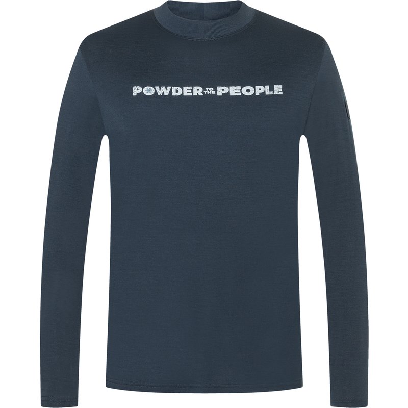 Super.Natural Herren Powder To The People Bio J Longsleeve