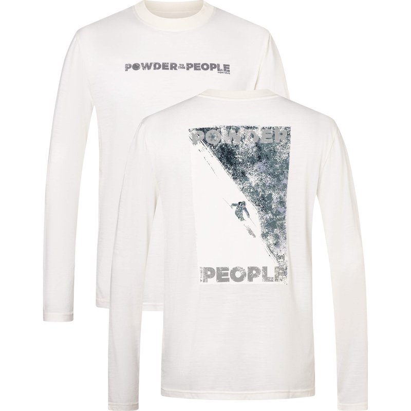 Super.Natural Herren Powder To The People Bio J Longsleeve