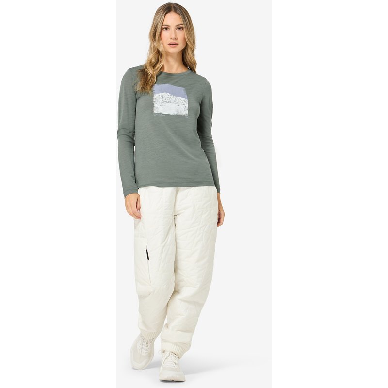 Super.Natural Damen Lithography Mountain Longsleeve