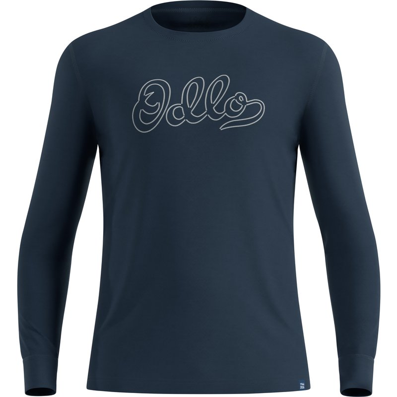 Odlo Herren Merino 200 80 Years Bl Crew Longsleeve