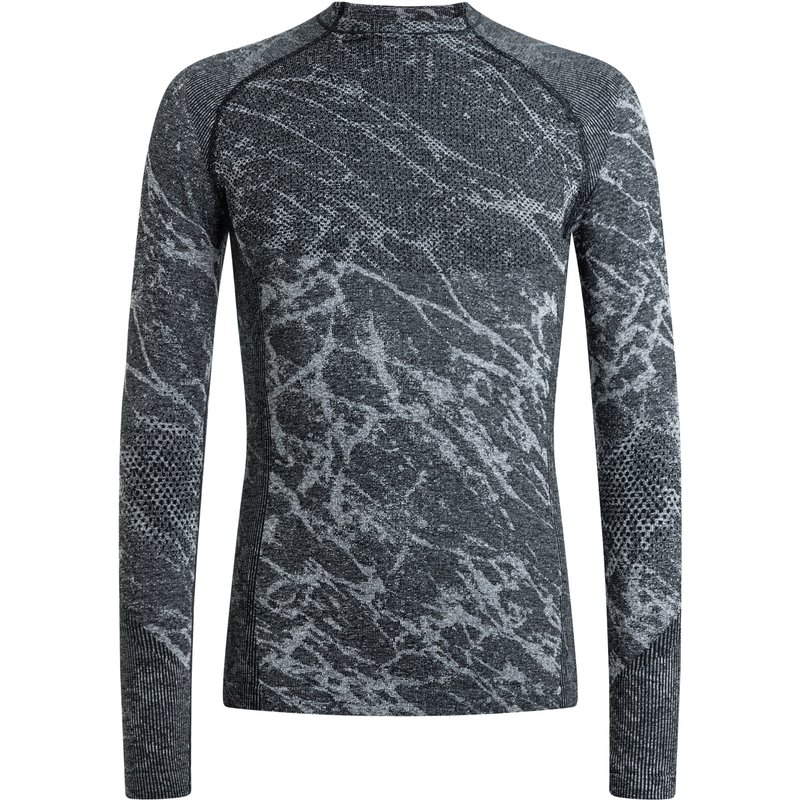 Odlo Herren Performance Warm Blackcomb Bl Crew Longsleeve
