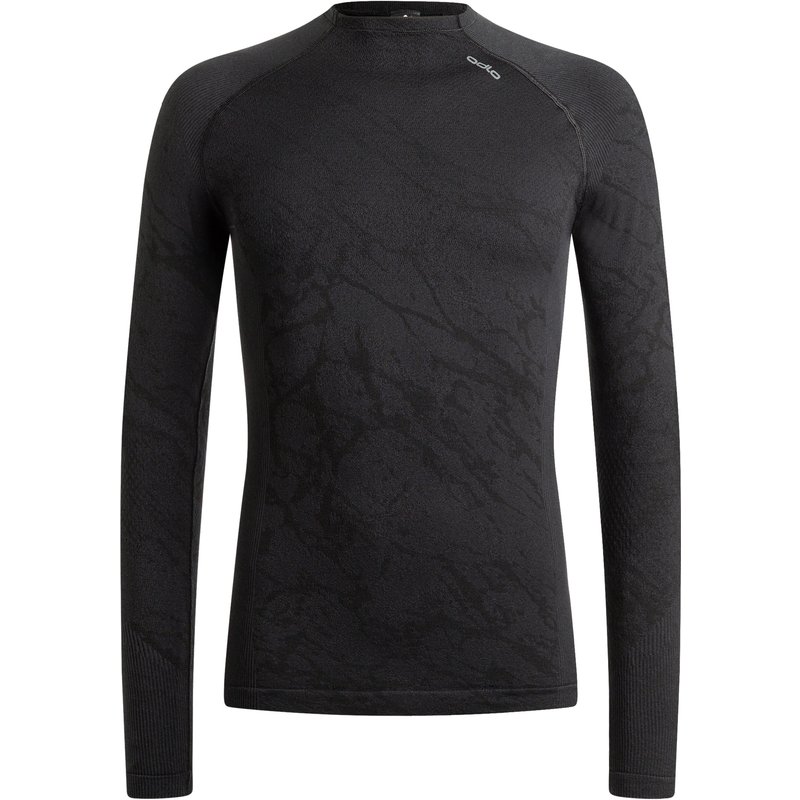 Odlo Herren Performance Warm Blackcomb Bl Crew Longsleeve