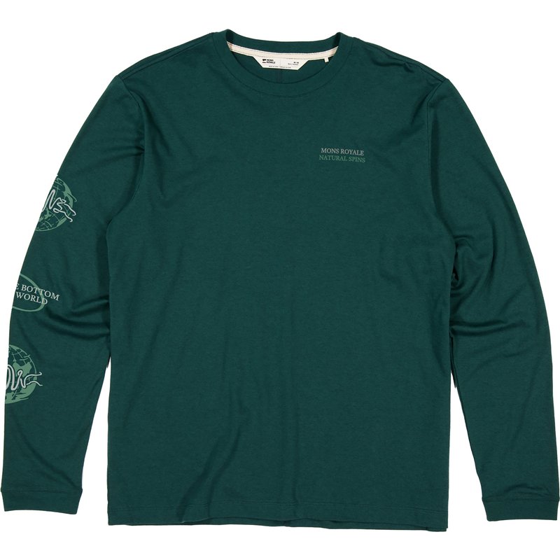 Mons Royale Herren Yonder Merino Organic Cotton Longsleeve